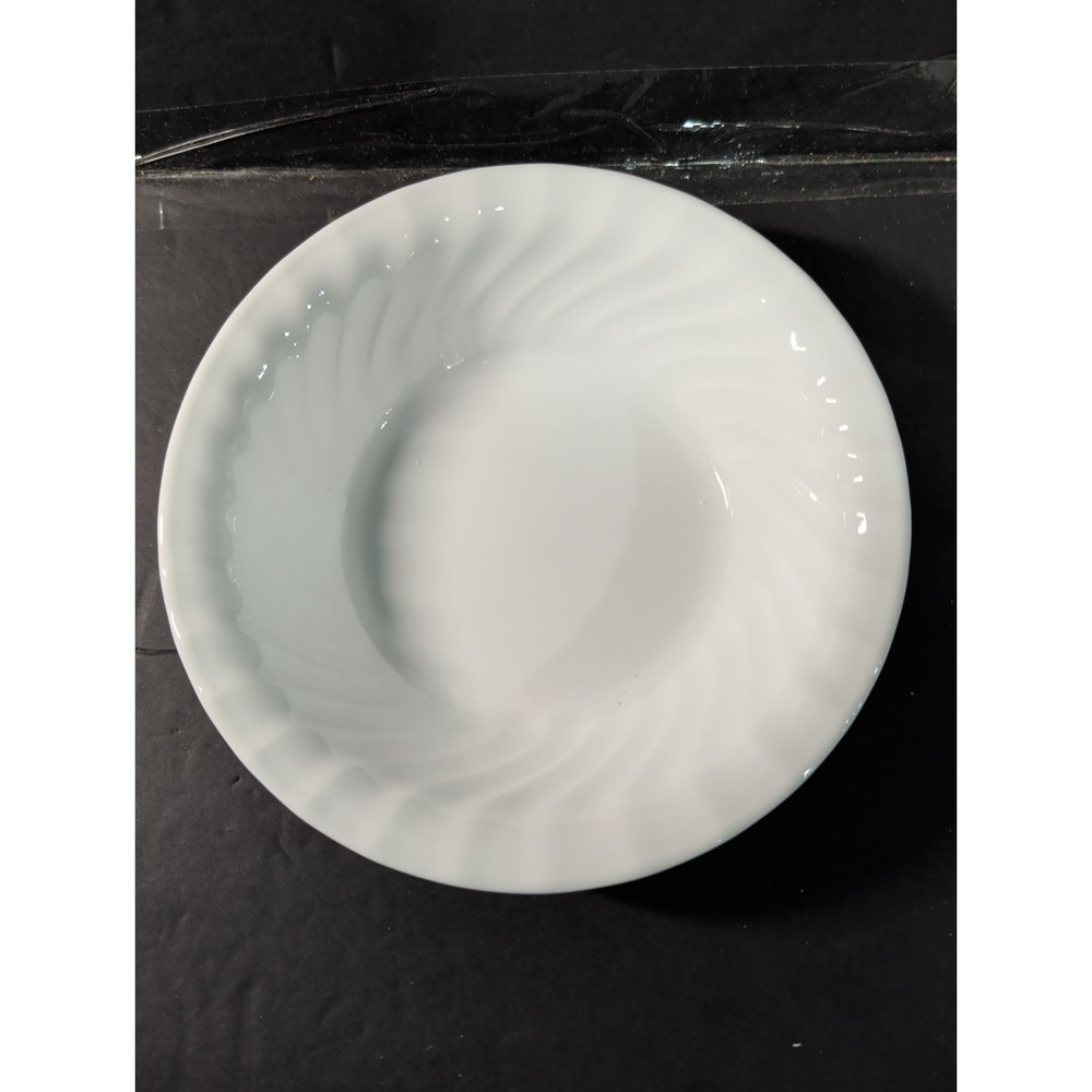 Corelle ENHANCEMENTS 7 1/4" Rimmed Soup Cereal Salad Bowls White Swirl